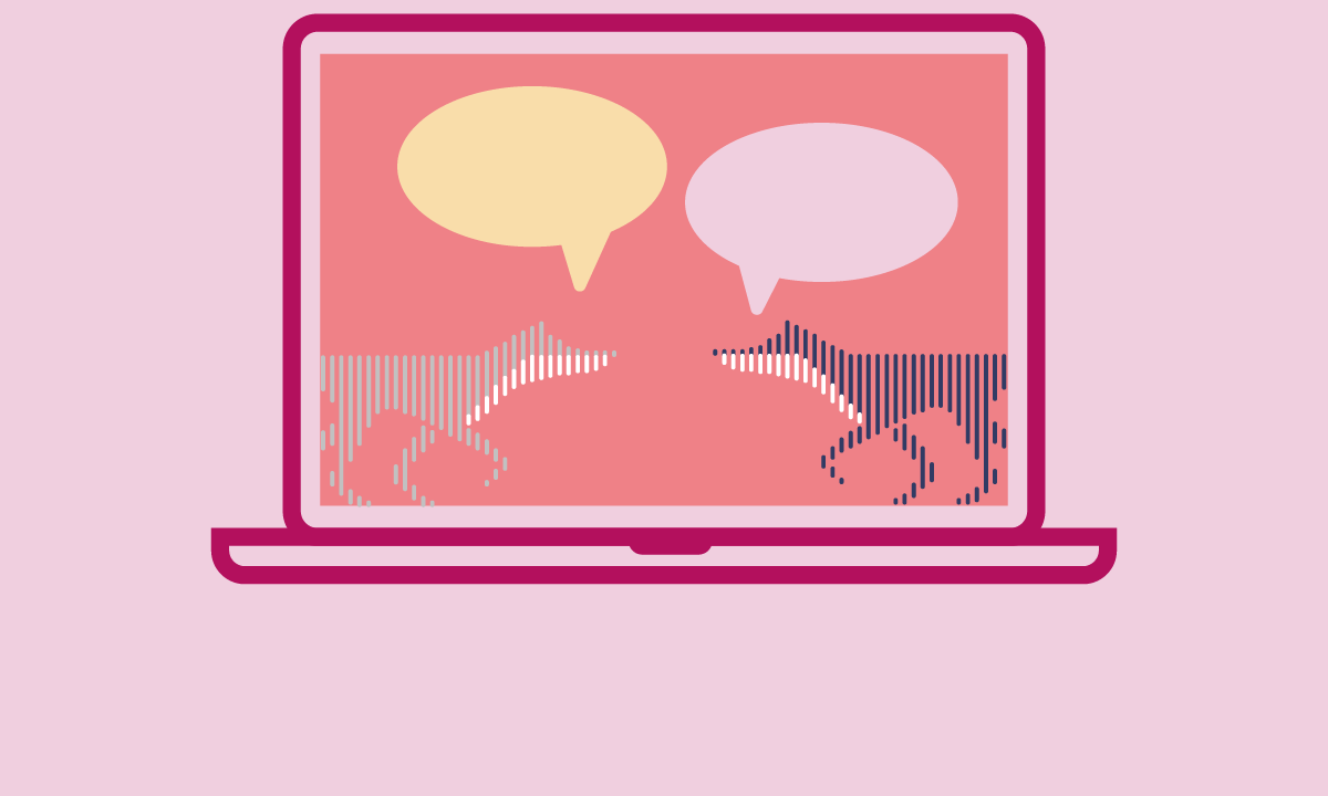 2Digitale Jugendbeteiligung_1200x1200 Zwei Füchse mit Sprechblasen